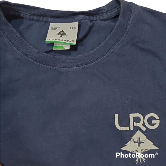 LRG | Blue, Branded Short Sleeve T-shirt | Size Large - Picture 3 of 5